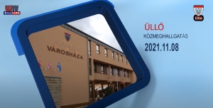 Üllő Város Önkormányzat Közmeghallgatás 2021 november 8 1 rész